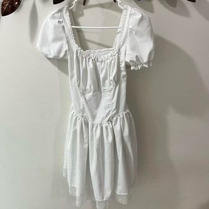 White Cottage Core Dress